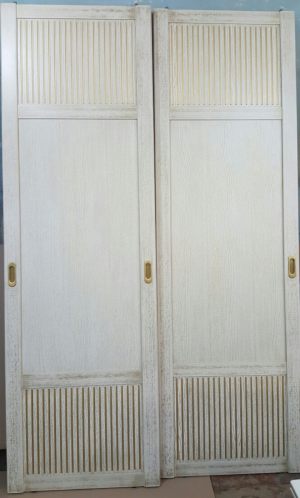 Двери для шкафа купе с фрезеровкой Караганда